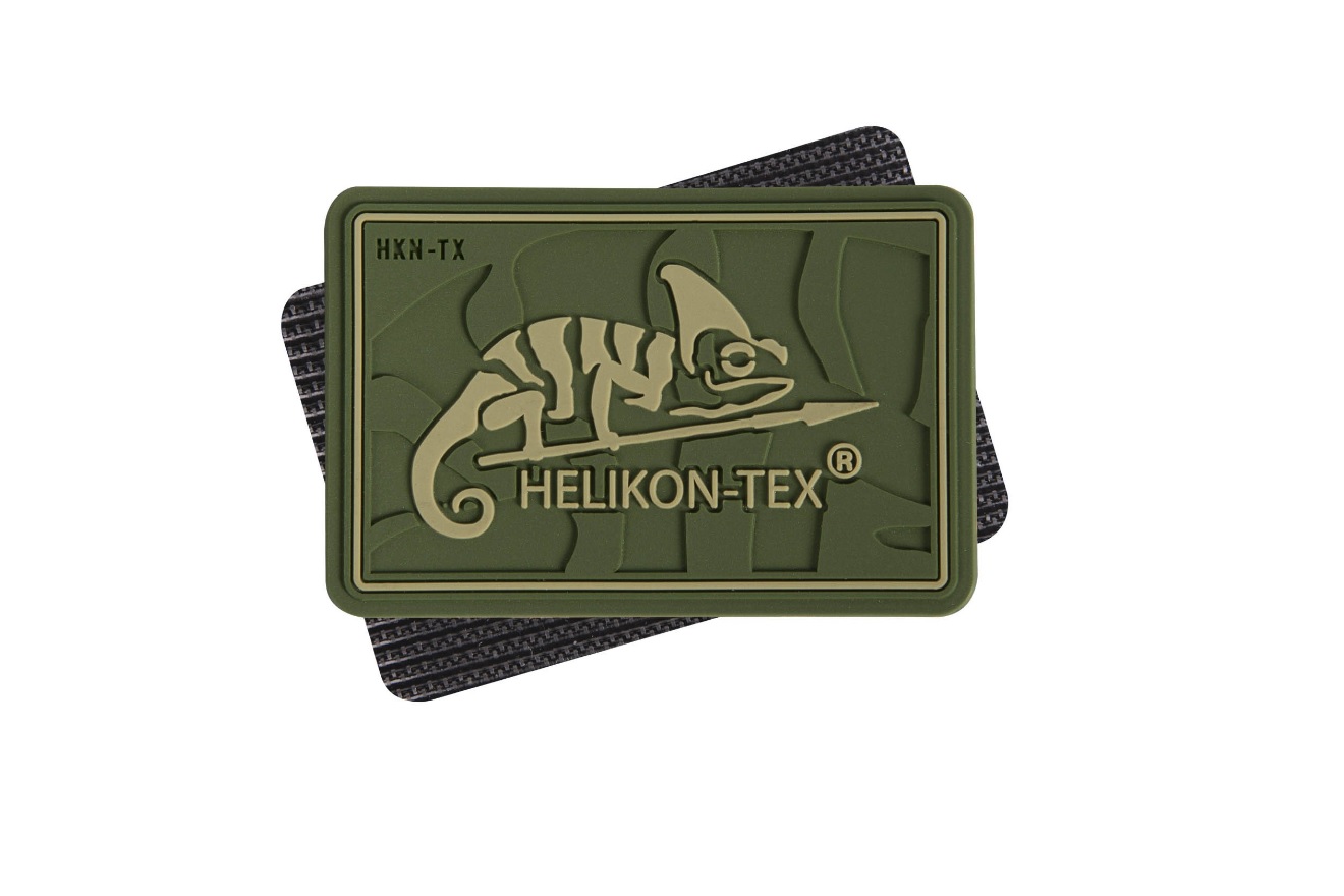 LOGO PATCH HELIKON-TEX - PVC - OLIVE GREEN